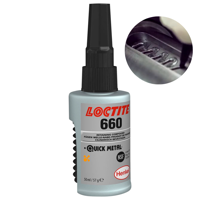Фіксатор вал-втулковий LOCTITE 660 50 мл високої міцності для циліндричних з'єднань