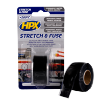Самовулканізуюча стрічка Stretch&Fuse 25мм х 3м чорна