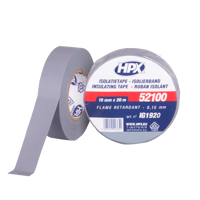 Изолента HPX 52100 19мм x 20м серая
