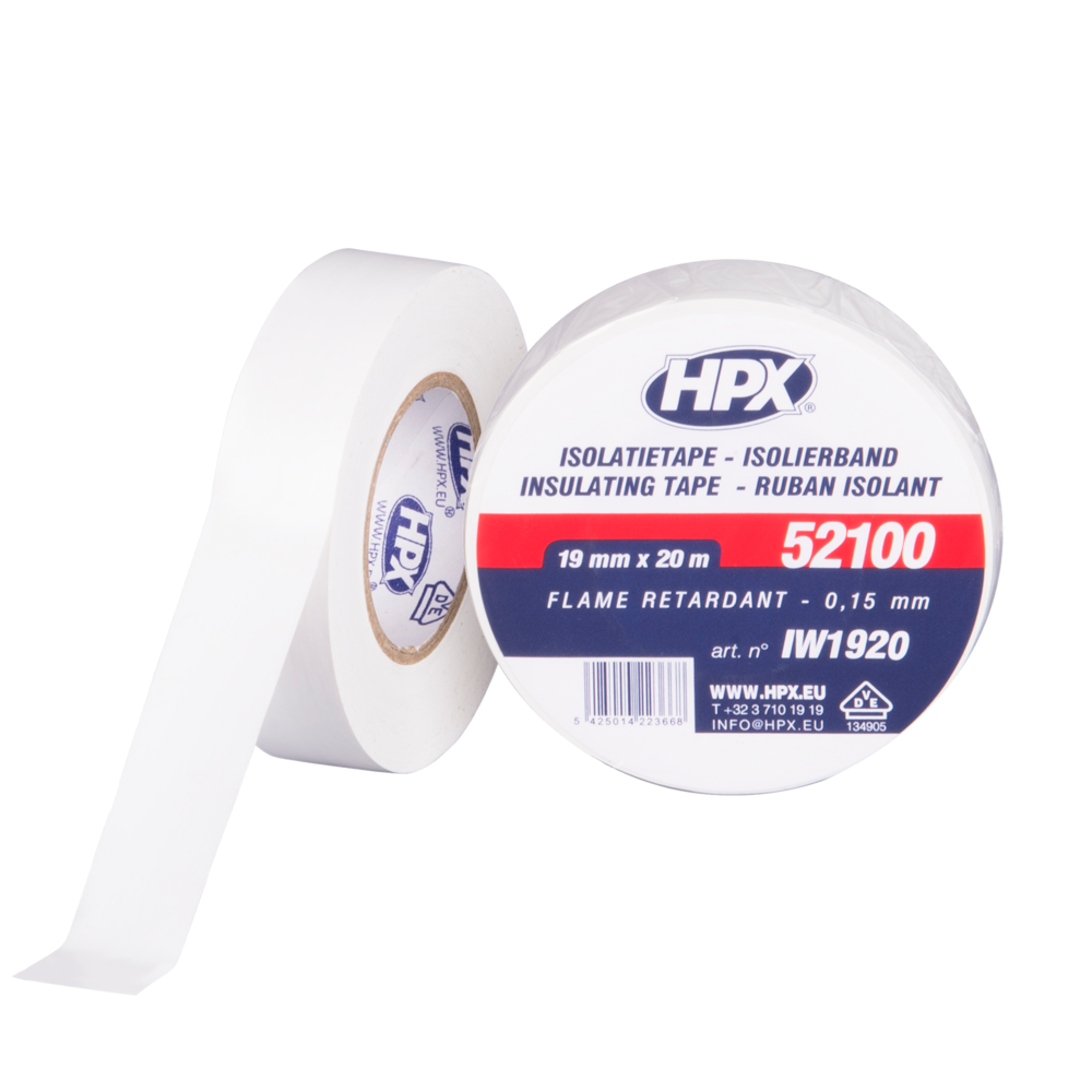 Ізострічка HPX 52100 19мм x 20м біла