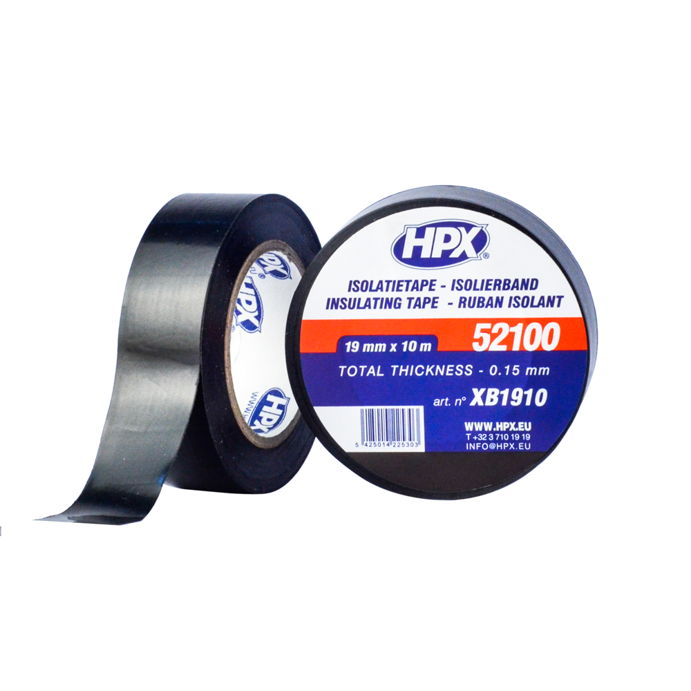 Ізострічка HPX 52100 19мм x 10м чорна