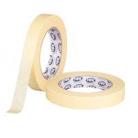 Малярська стрічка НРХ 110°С 19мм x 50м жовто-кремова