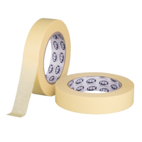 Малярська стрічка НРХ 110°С 25мм x 50м жовто-кремова