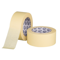 Малярська стрічка НРХ 110°С 50мм x 50м жовто-кремова