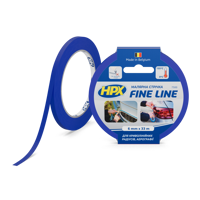 Малярська стрічка HPX FINE LINE 6мм x 33м темно-синя