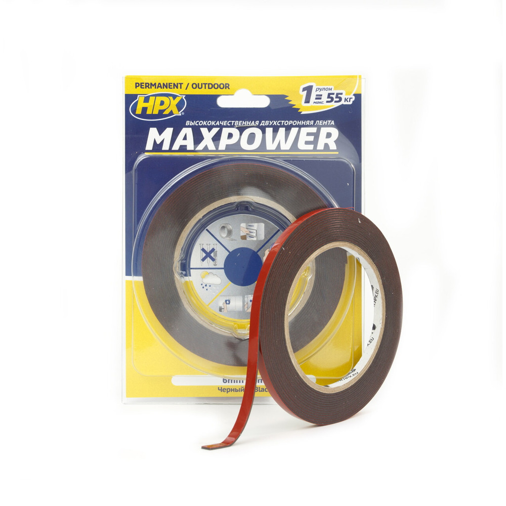 Скоч двухсторонний HPX MAXPOWER (OT0605)