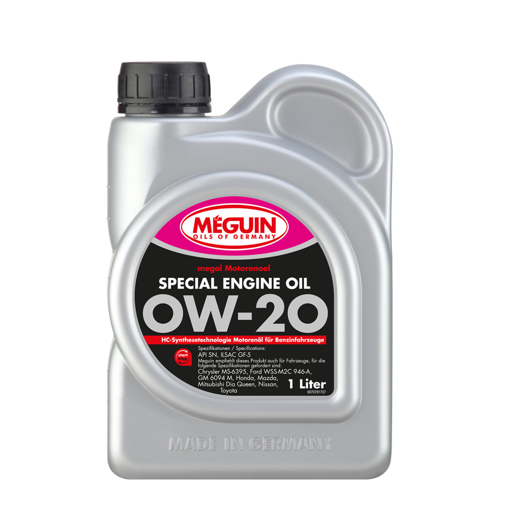 Моторна олива Meguin SPECIAL ENGINE OIL SAE 0W-20, 1 л
