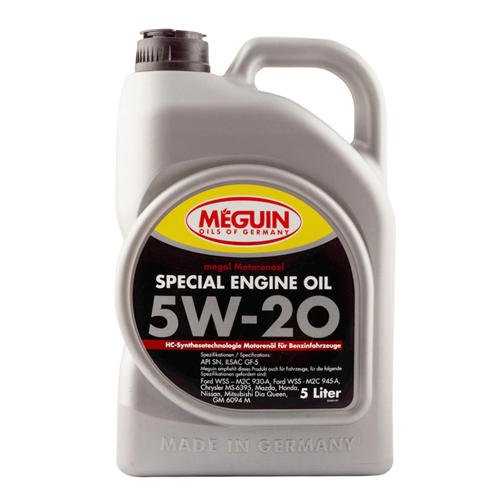 Моторна олива Meguin Special Engine Oil SAE 5W-20, 5 л