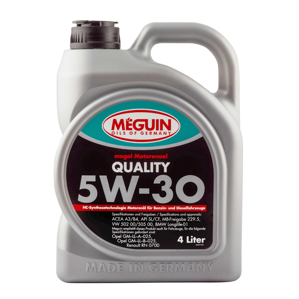 Моторна олива Meguin QUALITY SAE 5W-30, 4 L