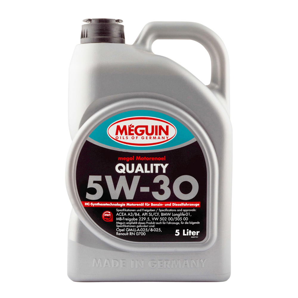 Моторна олива Meguin QUALITY SAE 5W-30, 5 L