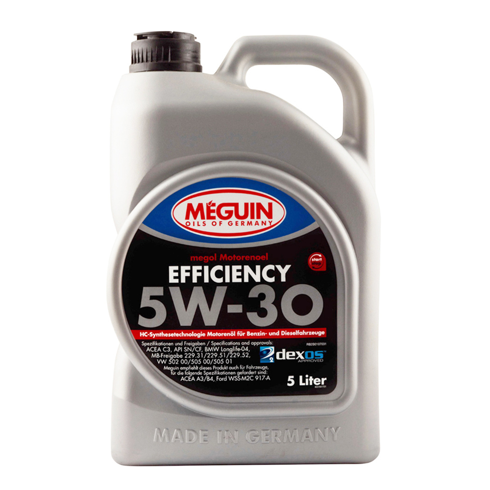 Моторна олива Meguin EFFICIENCY SAE 5W-30, 5 L