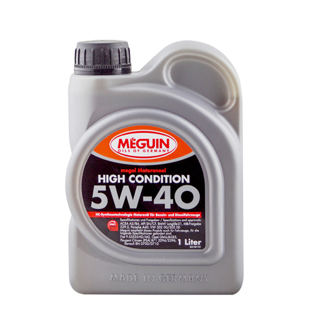 Моторна олива Meguin HIGH CONDITION SAE 5W-40, 1 L
