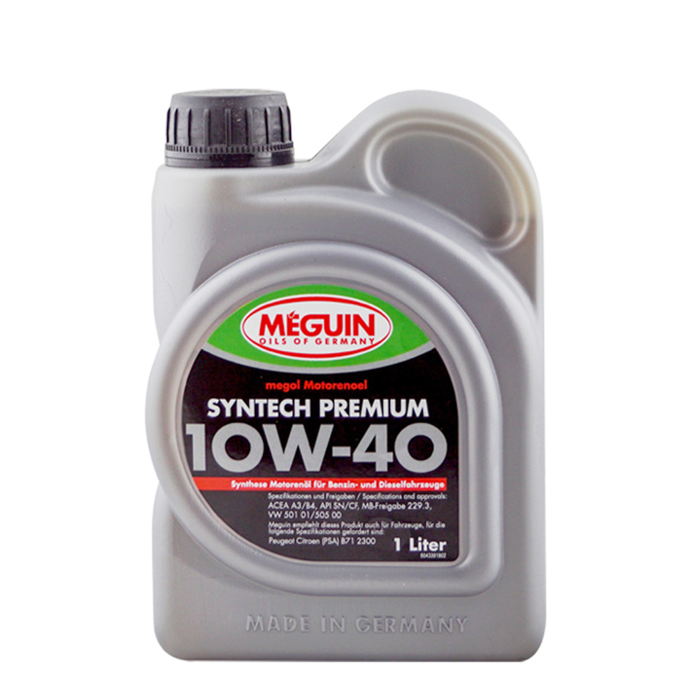 Моторна олива Meguin SYNTECH PREMIUM SAE 10W-40, 1 L