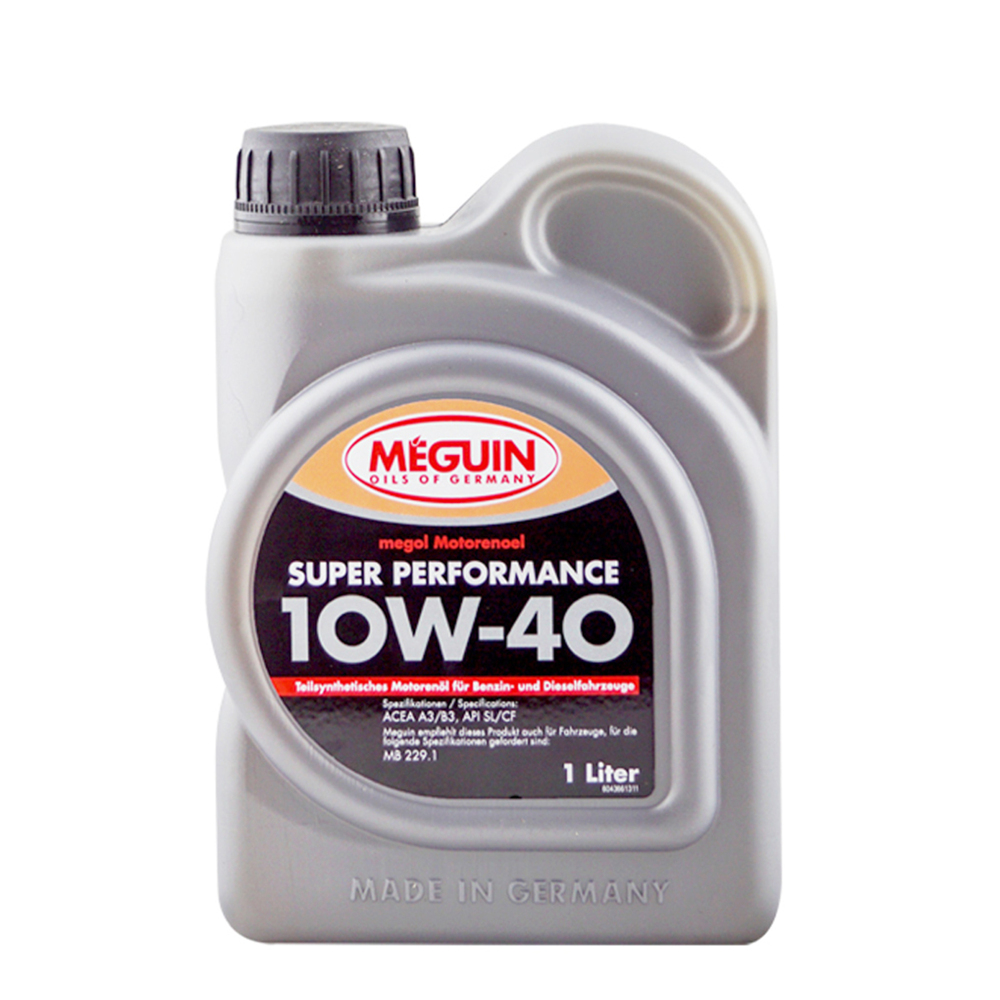 Моторна олива Meguin SUPER PERFORMANCE SAE 10W-40, 1 L