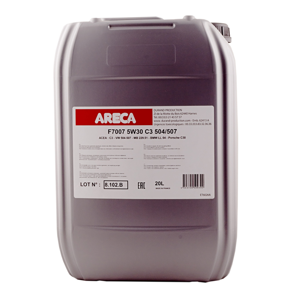 Мастило Areca F7007 5W30 20л