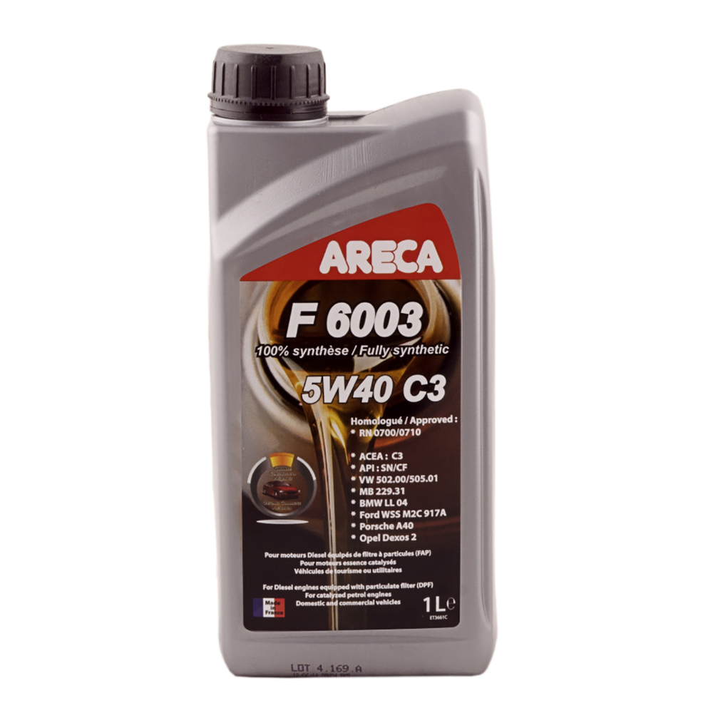 Мастило Areca F6003 5W-40 C3 1л