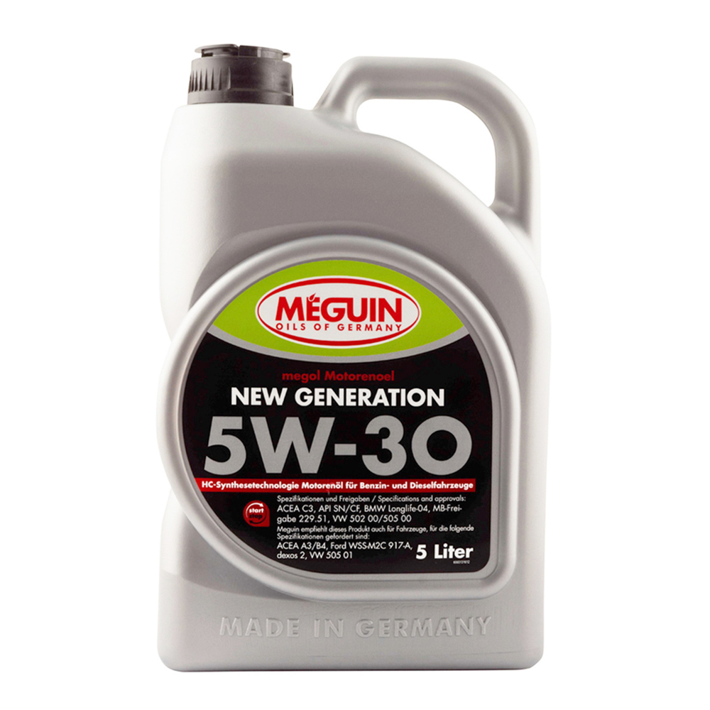 Масло моторне синтетичне MEGUIN NEW GENERATION 5W-30 5Л. (6513)