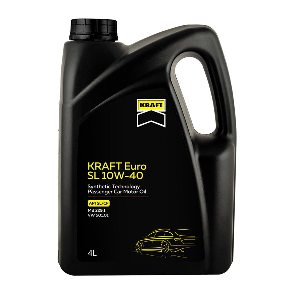 Масло моторне KRAFT Euro SL 10W-40, 4л (708438)