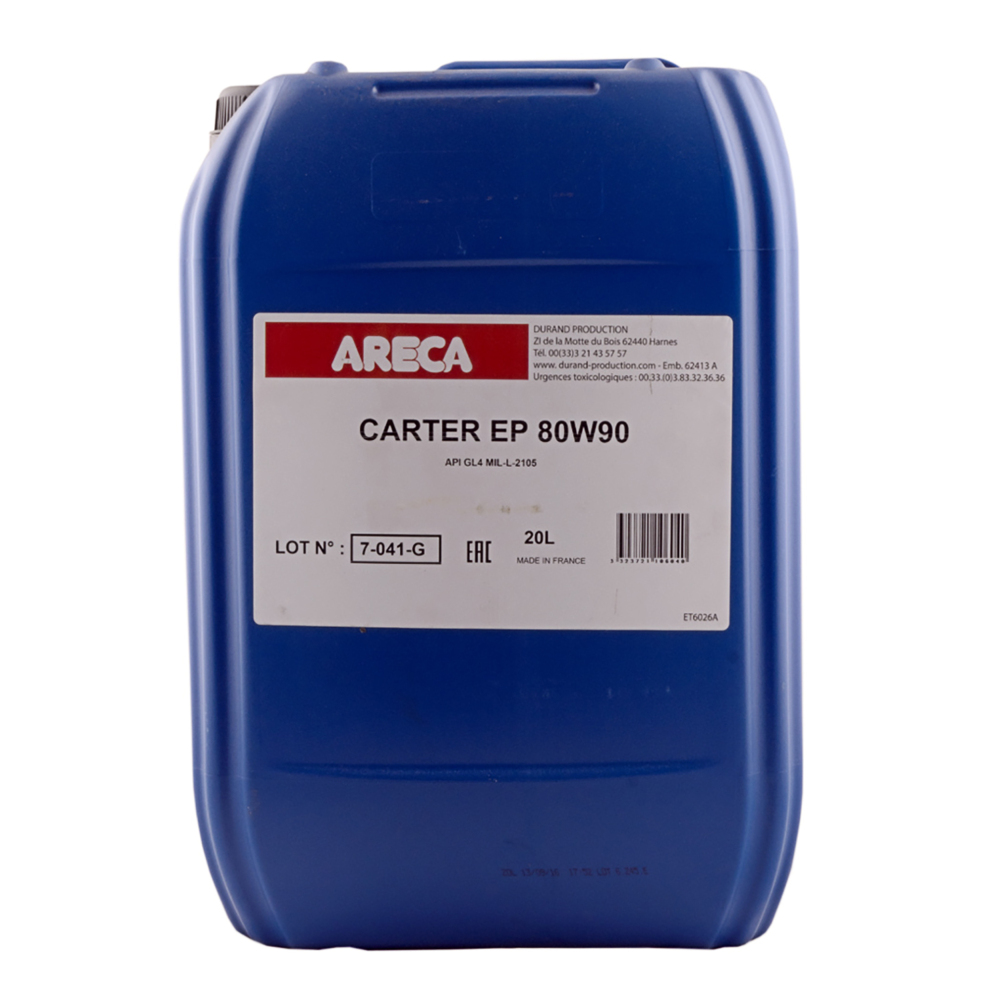 Мастило трансмісійне Areca CARTER EP 80W90 20л