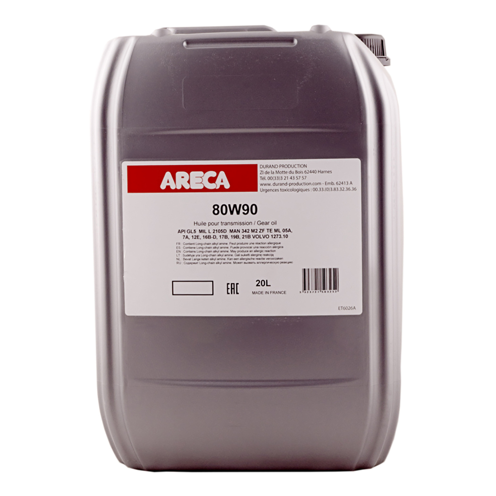 Мастило тансмісійне ARECA 80W90 20L