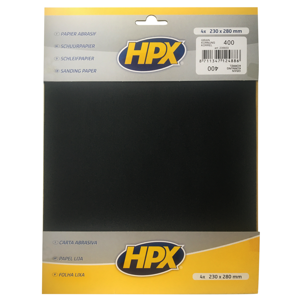 Абразивний папір P400 230мм х 280мм