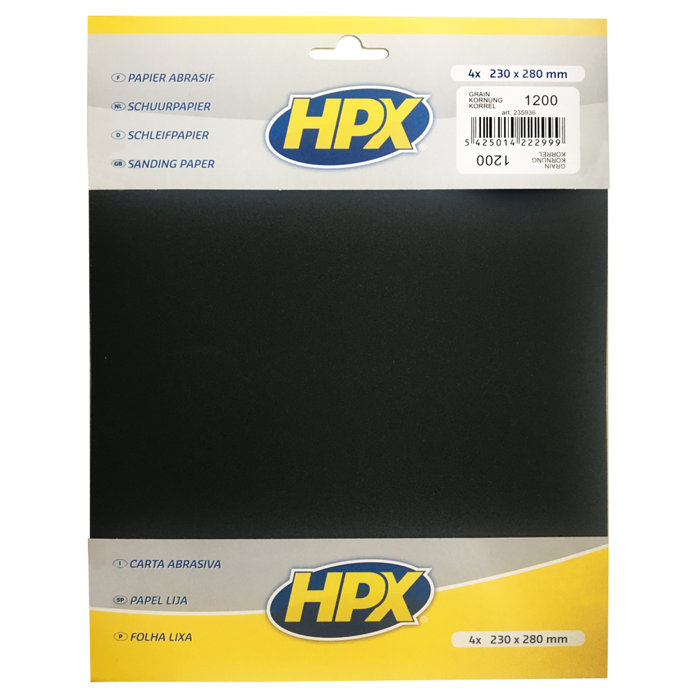 Абразивний папір P1200 230мм х 280мм