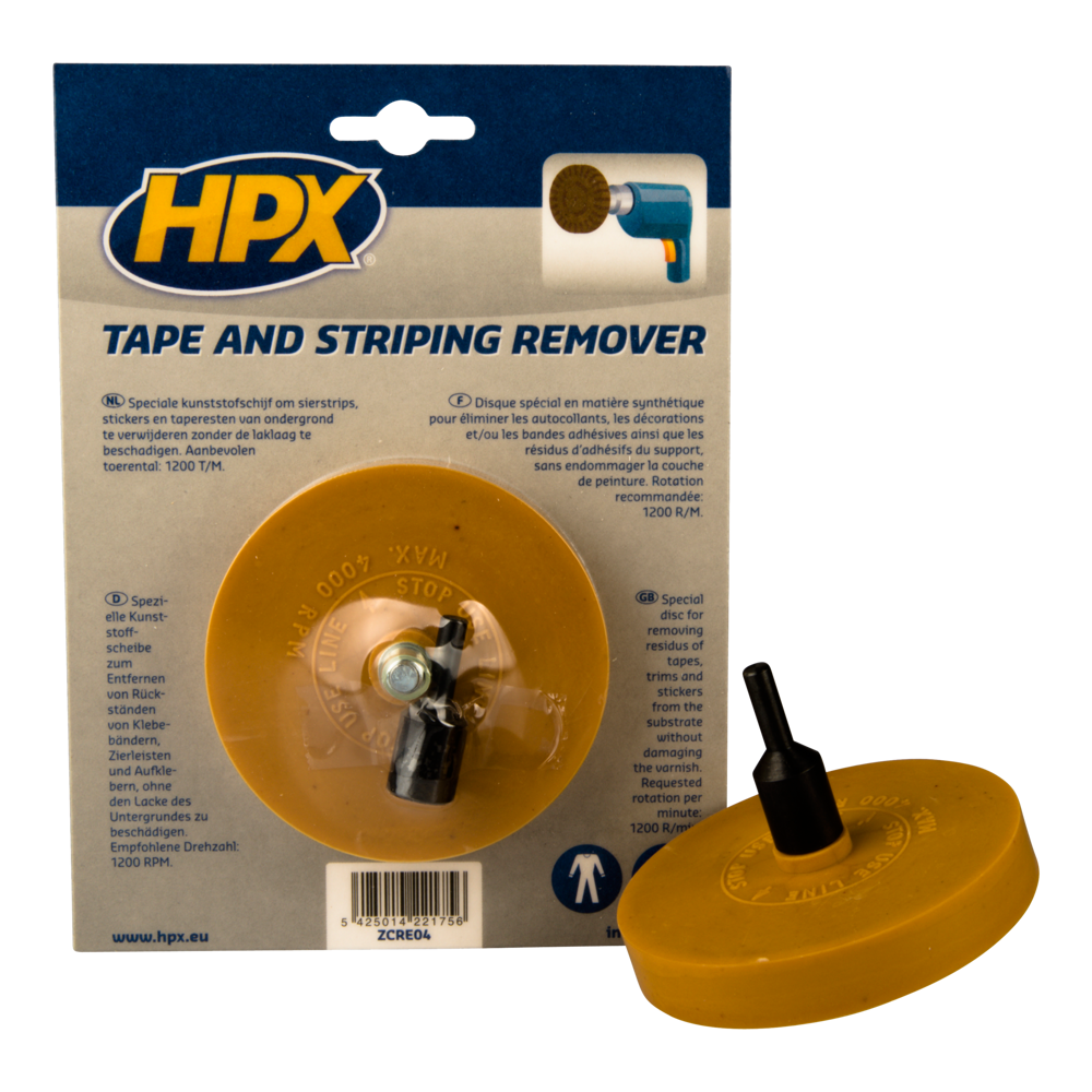 Диск для видалення клейких стрічок та клею 89мм х 15мм коричнева