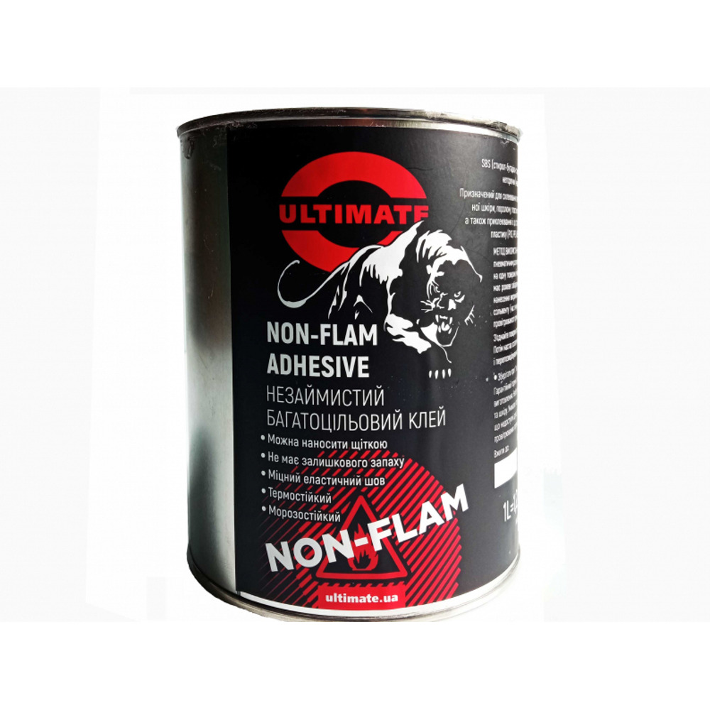 Клей ULTIMATE NON-FLAM ADHESIVE невоспламеняющийся многоцелевой, 1кг Клей ULTIMATE NON-FLAM ADHESIVE невоспламеняющийся многоцелевой, 1кг
