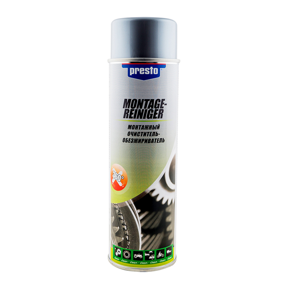 Очистетель-обезжириватель монтажный Presto 500мл (217890 )