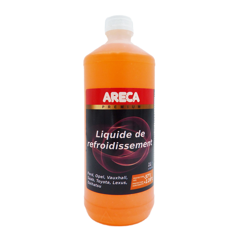 Антифриз готовий -37°C PREMIUM LR OAT ORANGE 1 л ARECA