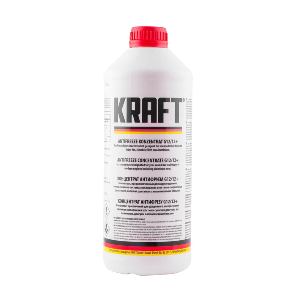 Антифризний концентрат KRAFT G12 / G12 (1,5 л) (KF103)