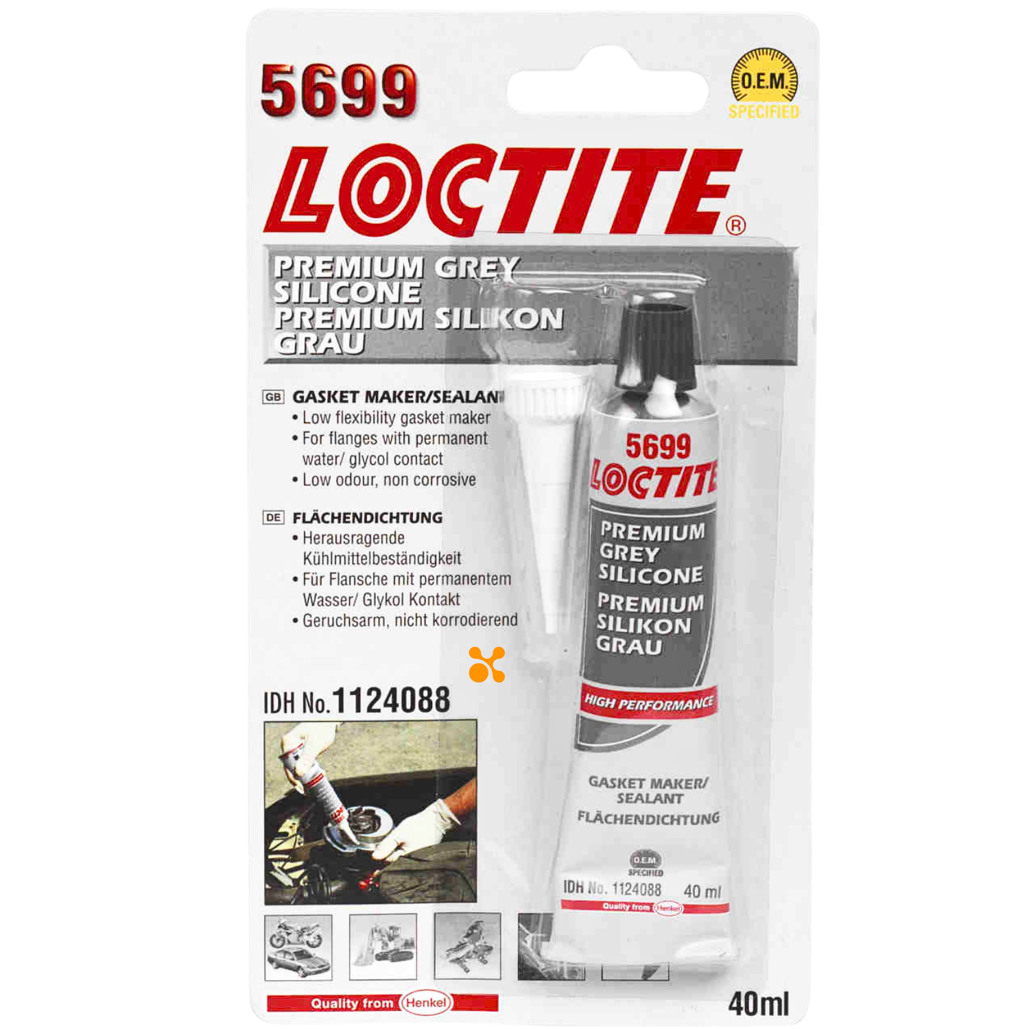 Силіконовий герметик loctite si 5699 40мл